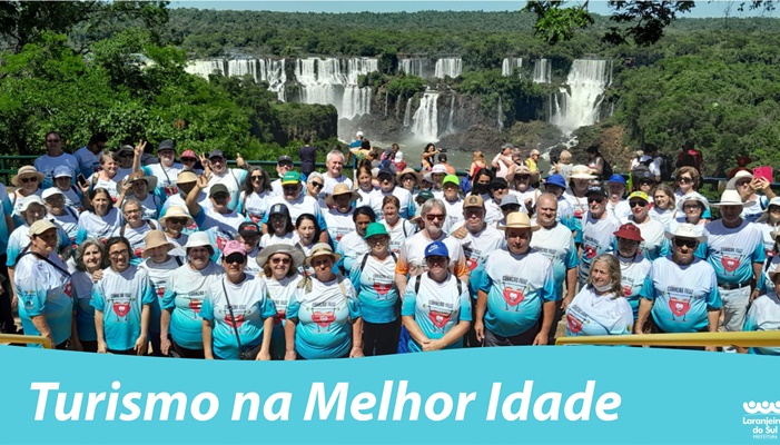 Laranjeiras - Turismo na Melhor Idade”, contemplou idosos com viagem para Foz do Iguaçu